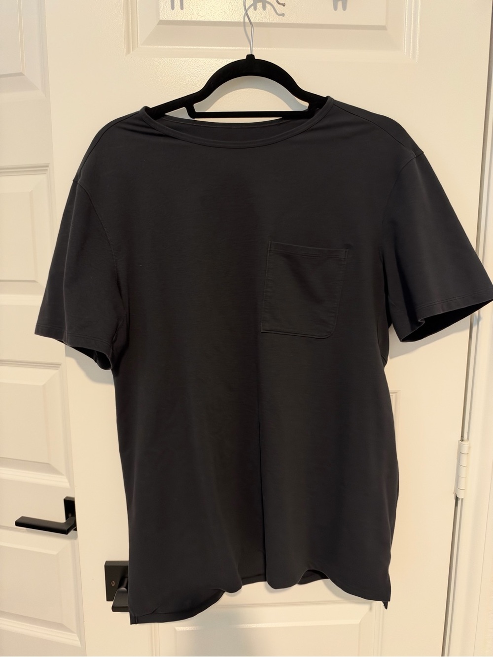 lululemon The Fundamental Pocket T-Shirt Men's Black Tee